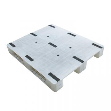 Stackable single faced 9 runners grid euro plastic pallet price