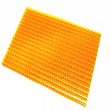 Three-Wall Polycarbonate Hollow Sheet for Roofing/Canopy