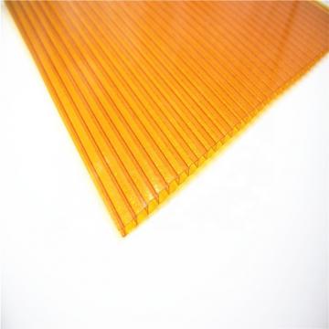 Clear Twin-Wall Polycarbonate Hollow Sheet for Canopy