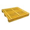 Three Runner Single Faced Edge Stackable Plastic Euro Pallet Price