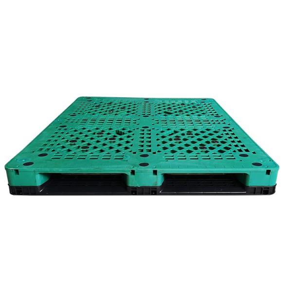 Hygienic Light Duty Plastic Pallets with 3 Skids for Food Beverage Seafood Industry #5 image