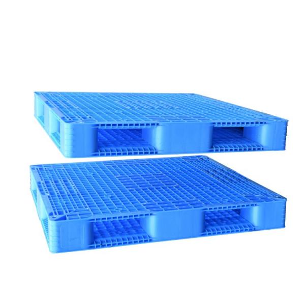 Hygienic Light Duty Plastic Pallets with 3 Skids for Food Beverage Seafood Industry #2 image