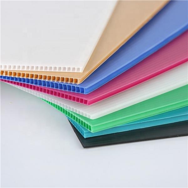 Polypropylene Material Extruded Corrugated Plastic Twin Wall Sheets #2 image