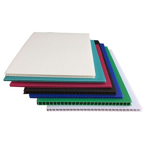 Colored Corrugated Eco-Friend Plastic PP Hollow Sheet With High Quality #2 image