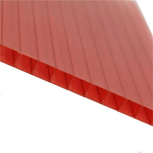 Plastic honeycomb roofing colored polycarbonate embossed sheet/sunsheet/ sun panel uv coating for skylight #3 image