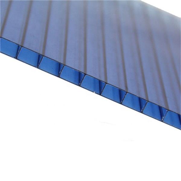 Aoci Clear/Blue-green Plastic Sheet Polycarbonate Hollow Sheet #3 image