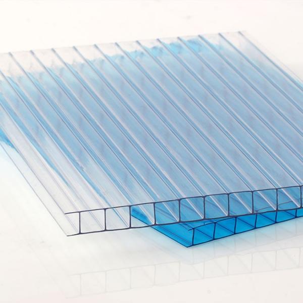 50 Micron UV Coating Clear Polycarbonate Twin Wall Hollow Sheets #2 image