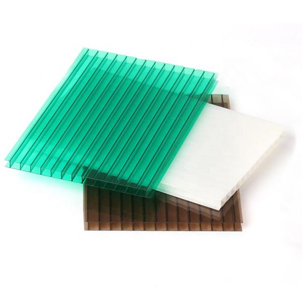Lake Blue Twin-Wall Polycarbonate PC Hollow Sheet for Roofing #3 image