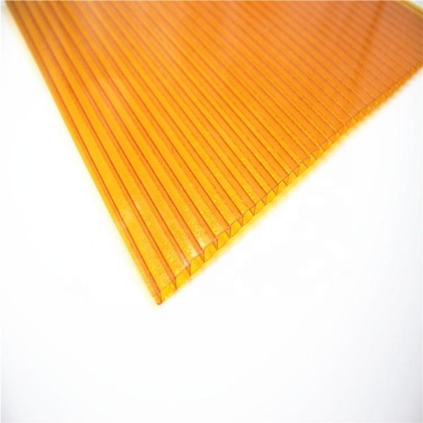6mm Anti Fog Hollow Polycarbonate Corrugated Sheet Roofing Sheets Price List #1 image