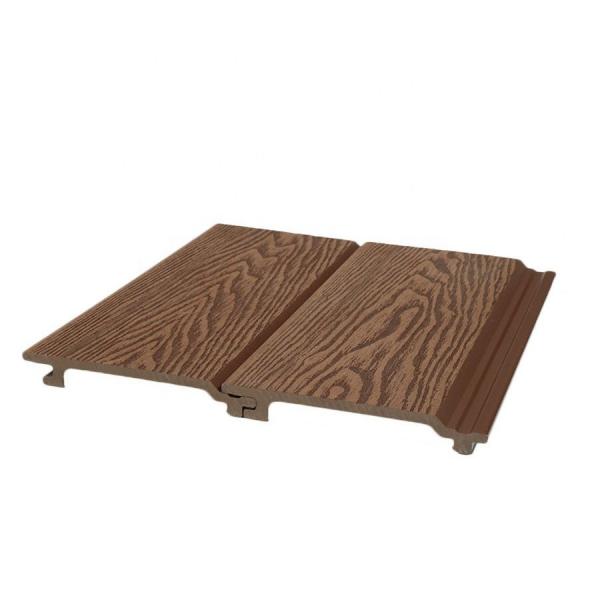 Crack-Resistant Outdoor Hollow Low Price Wood Plastic Composite WPC Decking #3 image
