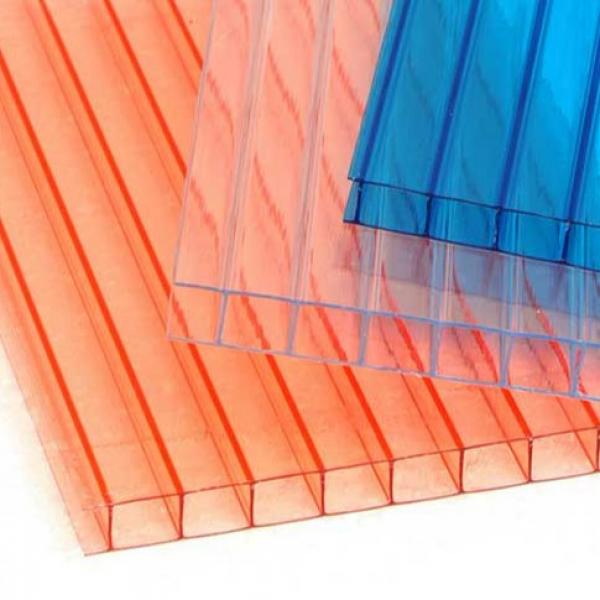 Lake Blue Twin-Wall Polycarbonate PC Hollow Sheet for Roofing #2 image