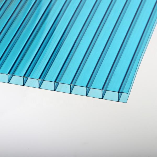 10mm Plastic Hollow Sheet Polycarbonate Transparent Roofing Sheet for House Building Material #3 image