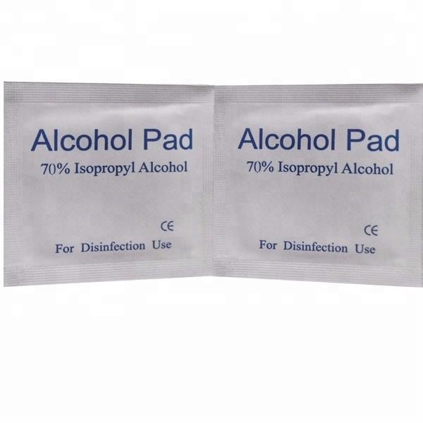 Direct Factory of Spunlace Non Woven Alcohol Prep Pad /Alcohol Wipes /Ethanol Alcohol Pad 60mmx60mm/60mmx30mm #3 image