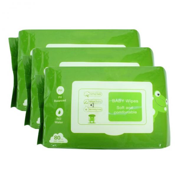 Custom Wholesale Non-Alcohol Sensitive Skin Cleaning Use Baby Wet Wipes #1 image
